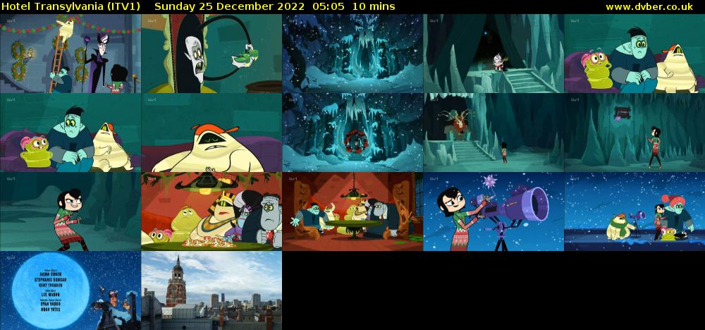 Hotel Transylvania (ITV1) Sunday 25 December 2022 05:05 - 05:15
