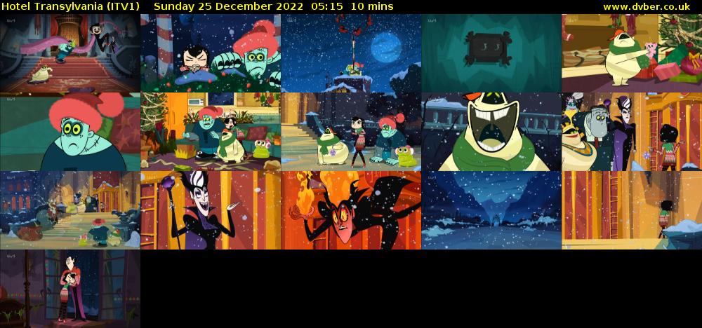 Hotel Transylvania (ITV1) Sunday 25 December 2022 05:15 - 05:25