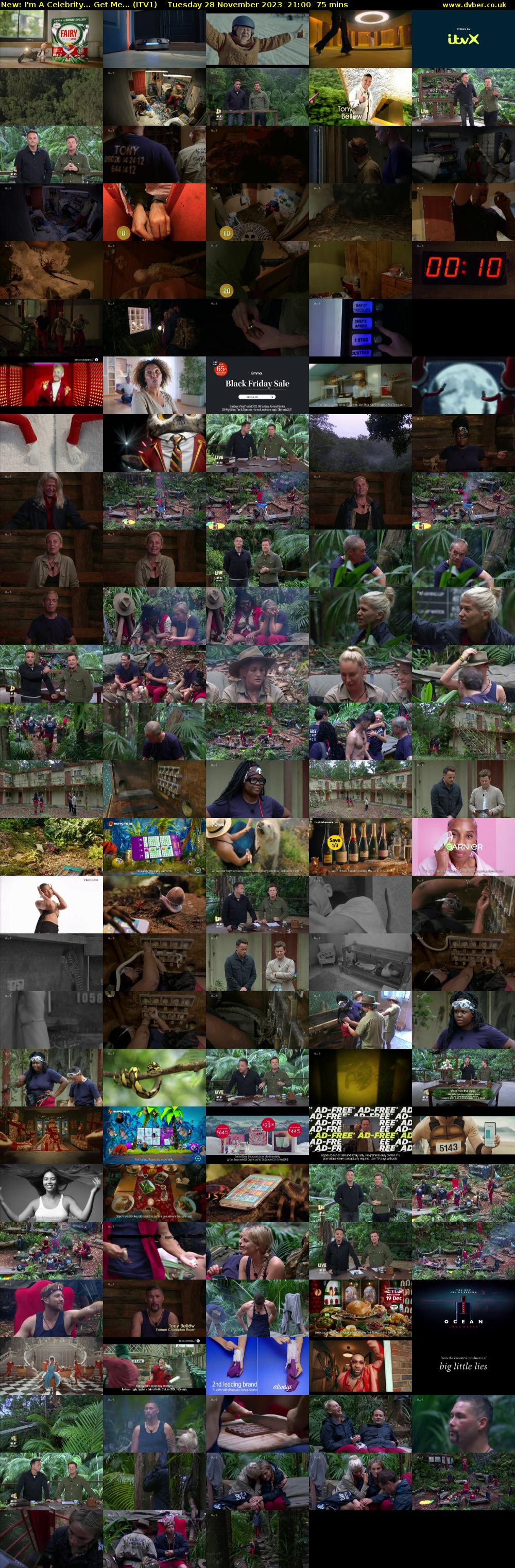 I'm A Celebrity... Get Me... (ITV1) Tuesday 28 November 2023 21:00 - 22:15