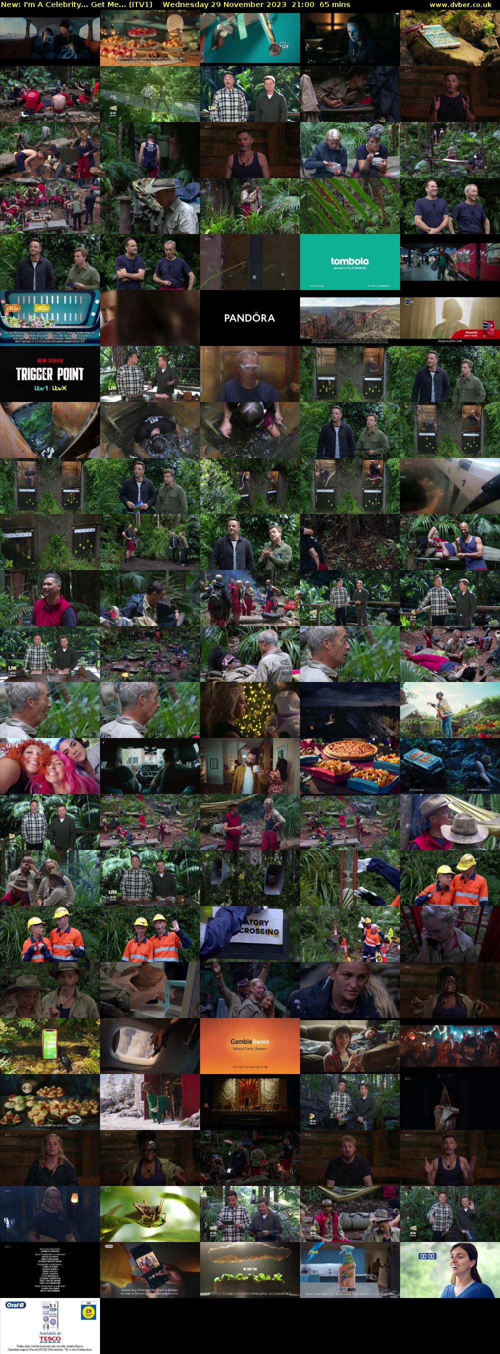 I'm A Celebrity... Get Me... (ITV1) Wednesday 29 November 2023 21:00 - 22:05
