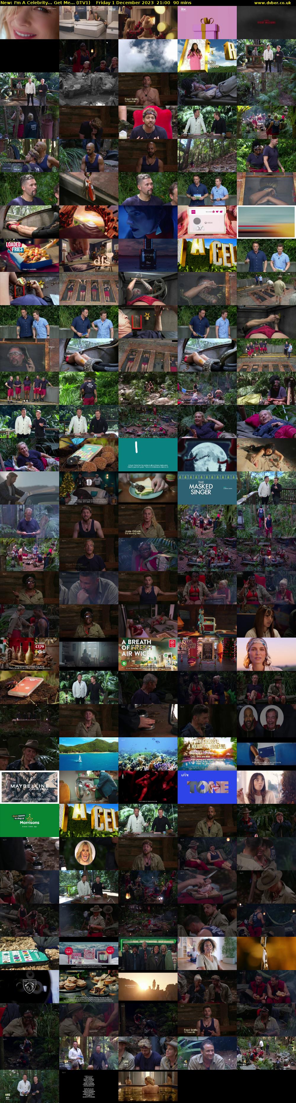 I'm A Celebrity... Get Me... (ITV1) Friday 1 December 2023 21:00 - 22:30