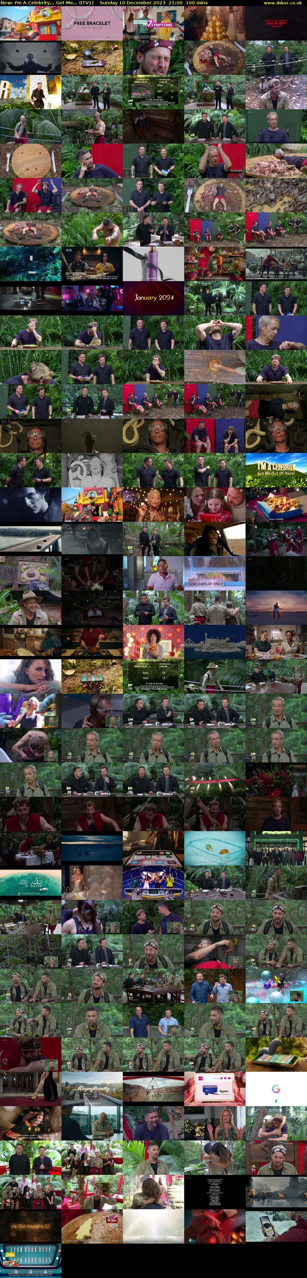 I'm A Celebrity... Get Me... (ITV1) Sunday 10 December 2023 21:00 - 22:40