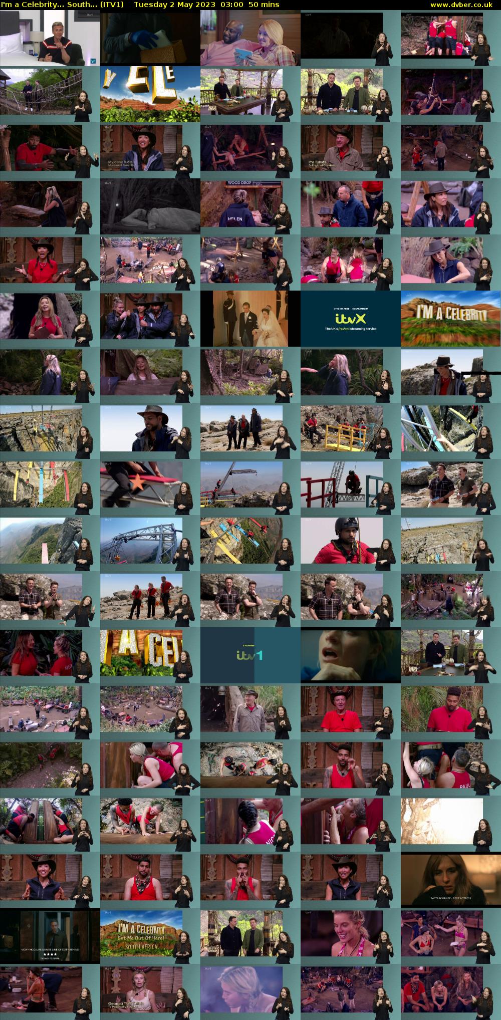 I'm a Celebrity... South... (ITV1) Tuesday 2 May 2023 03:00 - 03:50
