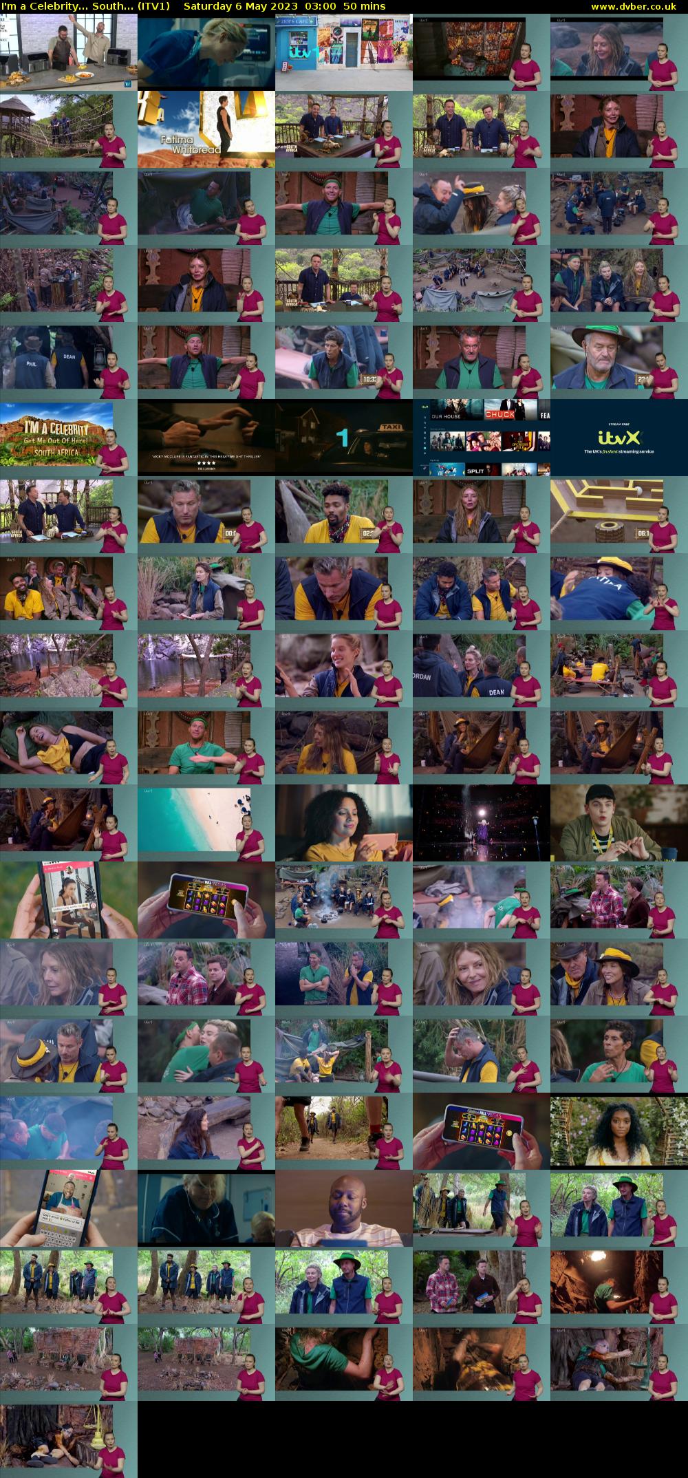 I'm a Celebrity... South... (ITV1) Saturday 6 May 2023 03:00 - 03:50