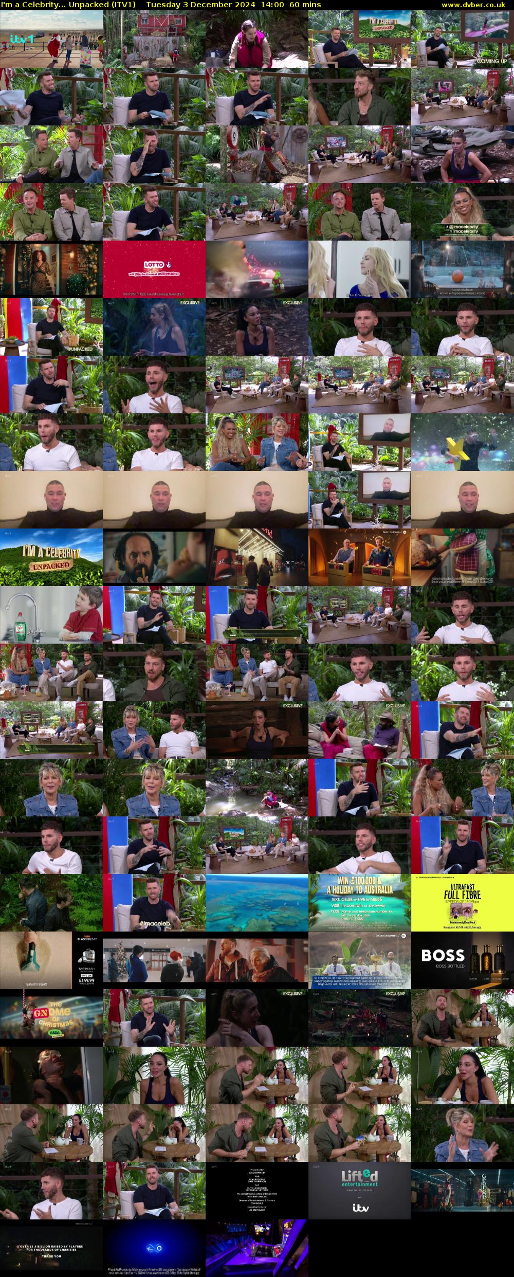 I'm a Celebrity... Unpacked (ITV1) Tuesday 3 December 2024 14:00 - 15:00