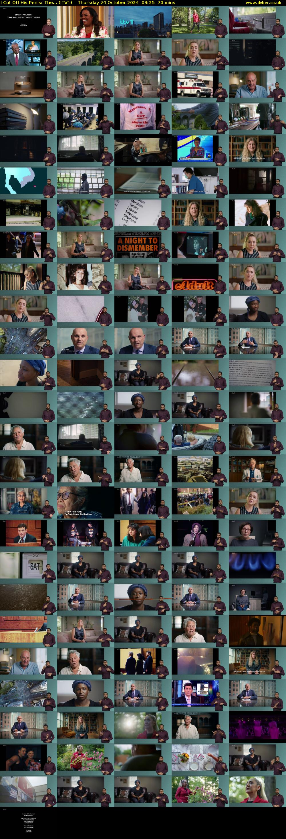 I Cut Off His Penis: The... (ITV1) Thursday 24 October 2024 03:25 - 04:35