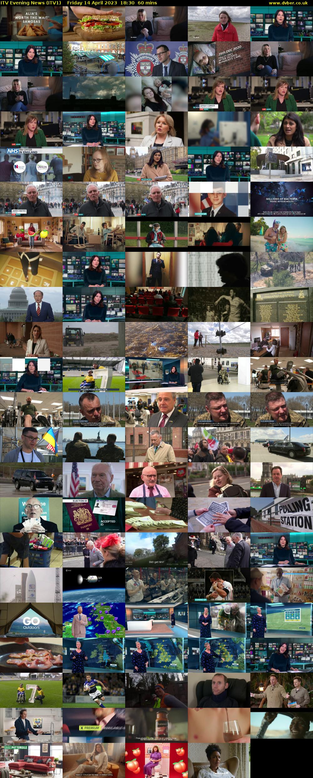 ITV Evening News (ITV1) Friday 14 April 2023 18:30 - 19:30