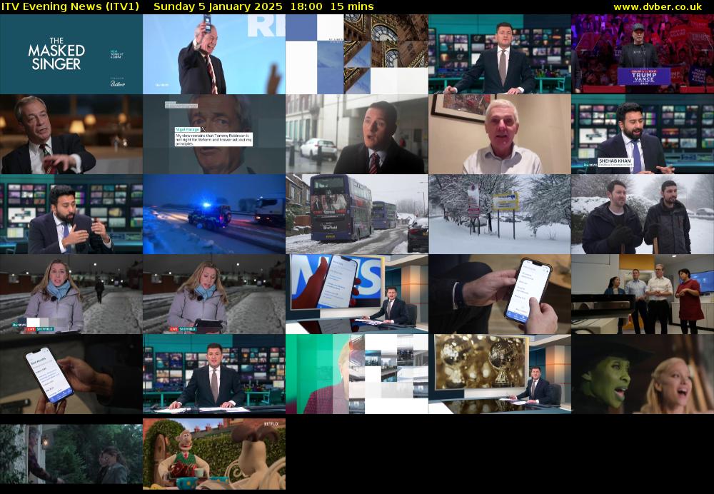 ITV Evening News (ITV1) 202501051800