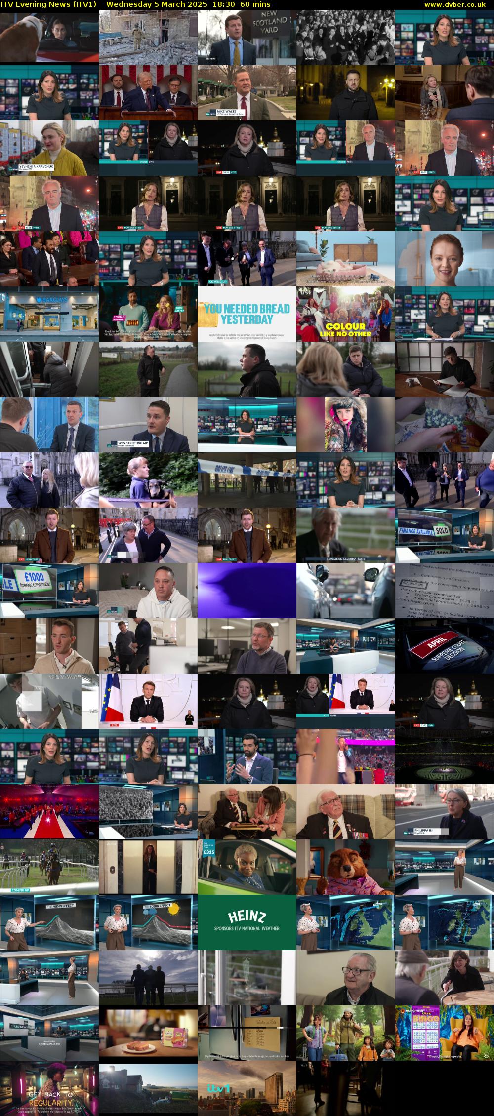 ITV Evening News (ITV1) Wednesday 5 March 2025 18:30 - 19:30
