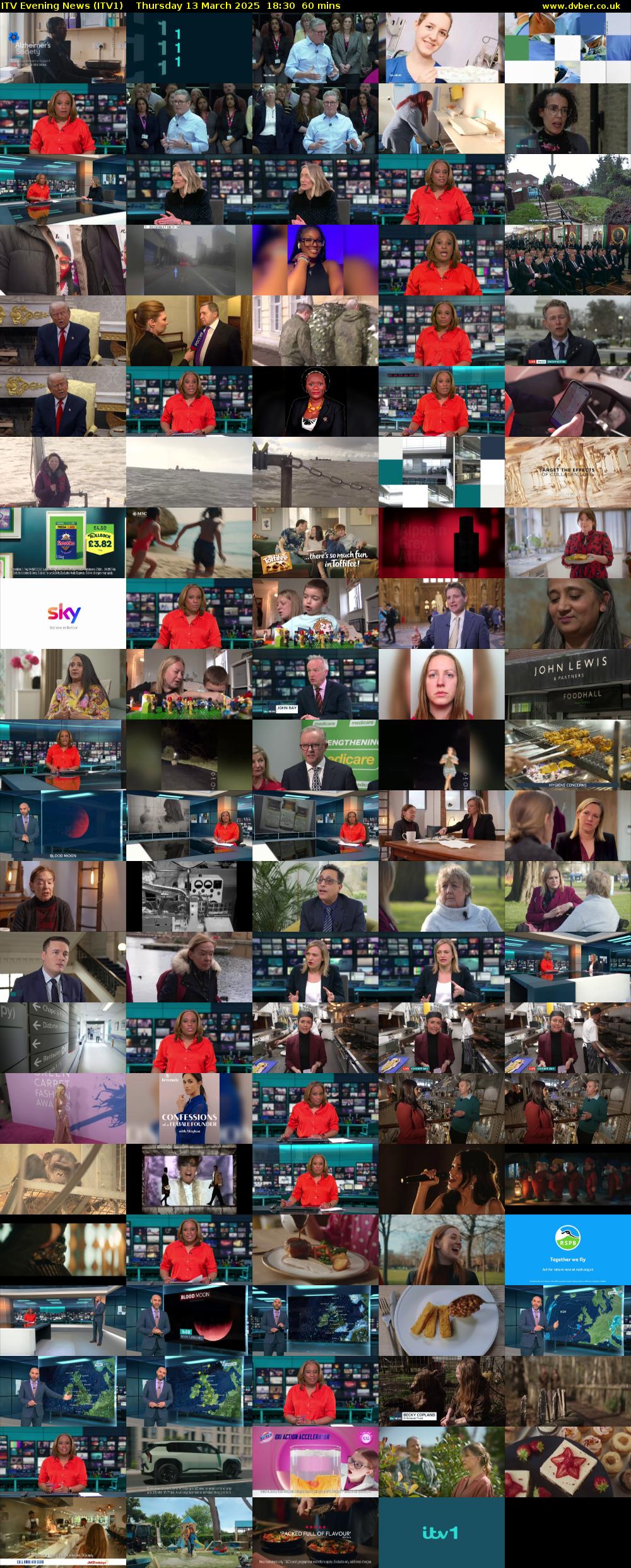 ITV Evening News (ITV1) Thursday 13 March 2025 18:30 - 19:30