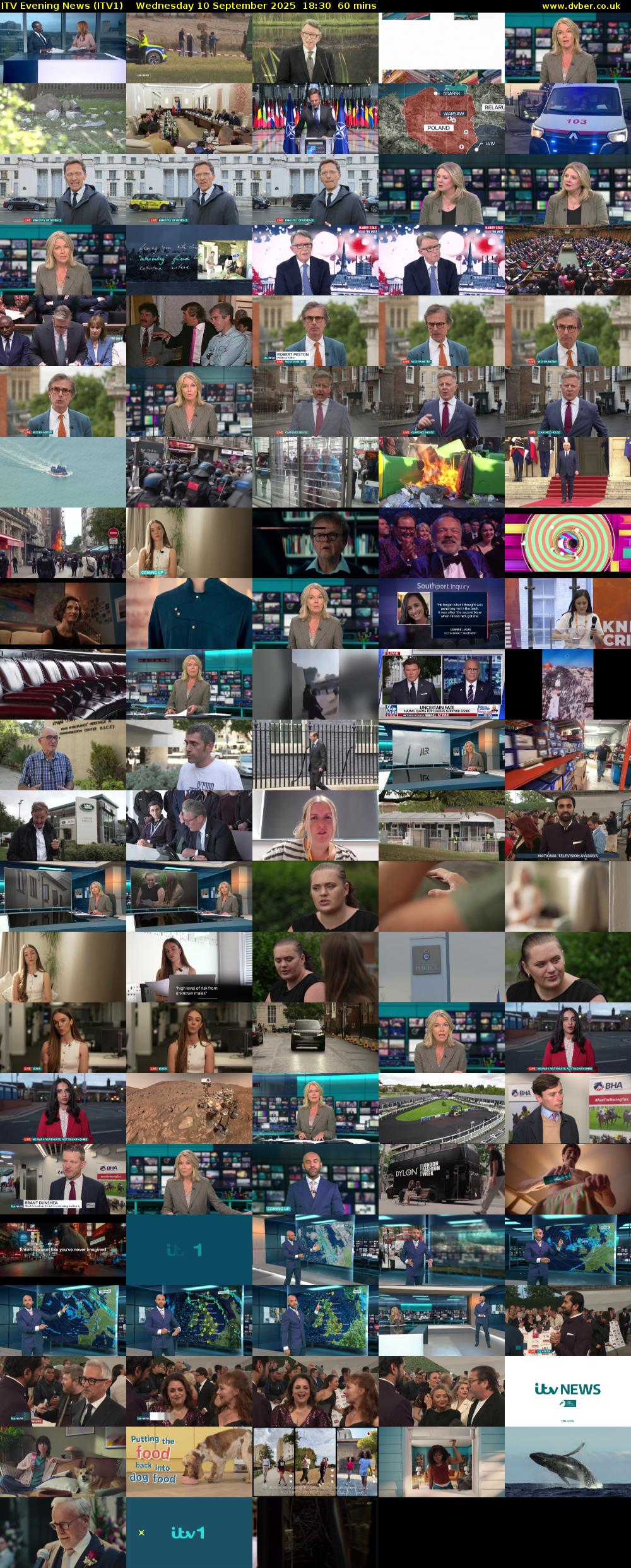 ITV Evening News (ITV1) Wednesday 10 September 2025 18:30 - 19:30