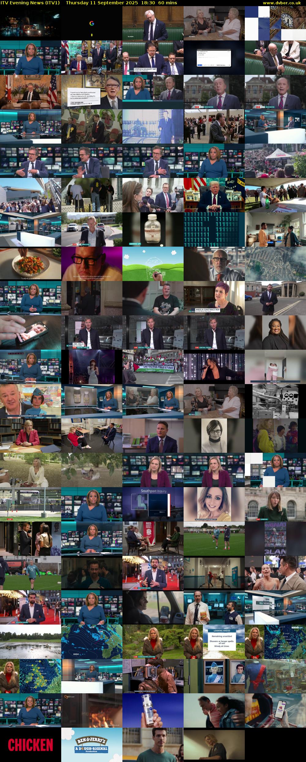 ITV Evening News (ITV1) Thursday 11 September 2025 18:30 - 19:30