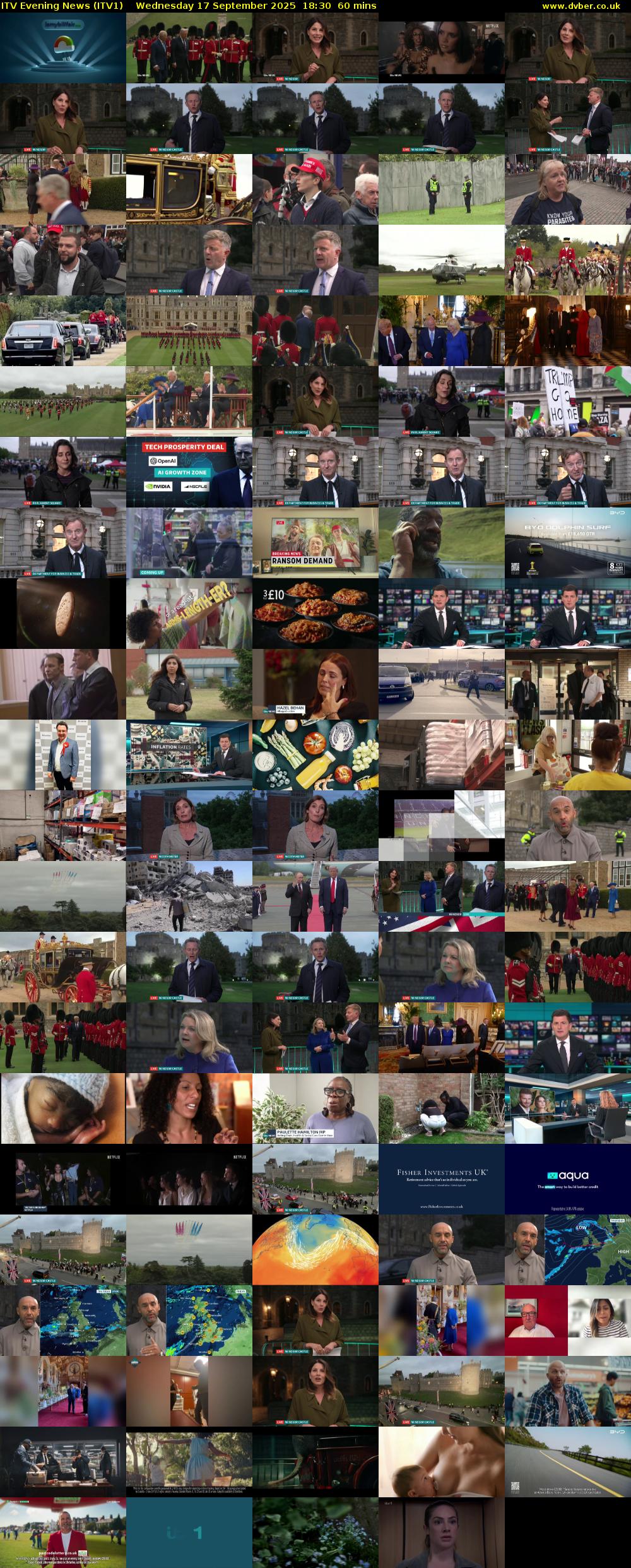 ITV Evening News (ITV1) Wednesday 17 September 2025 18:30 - 19:30
