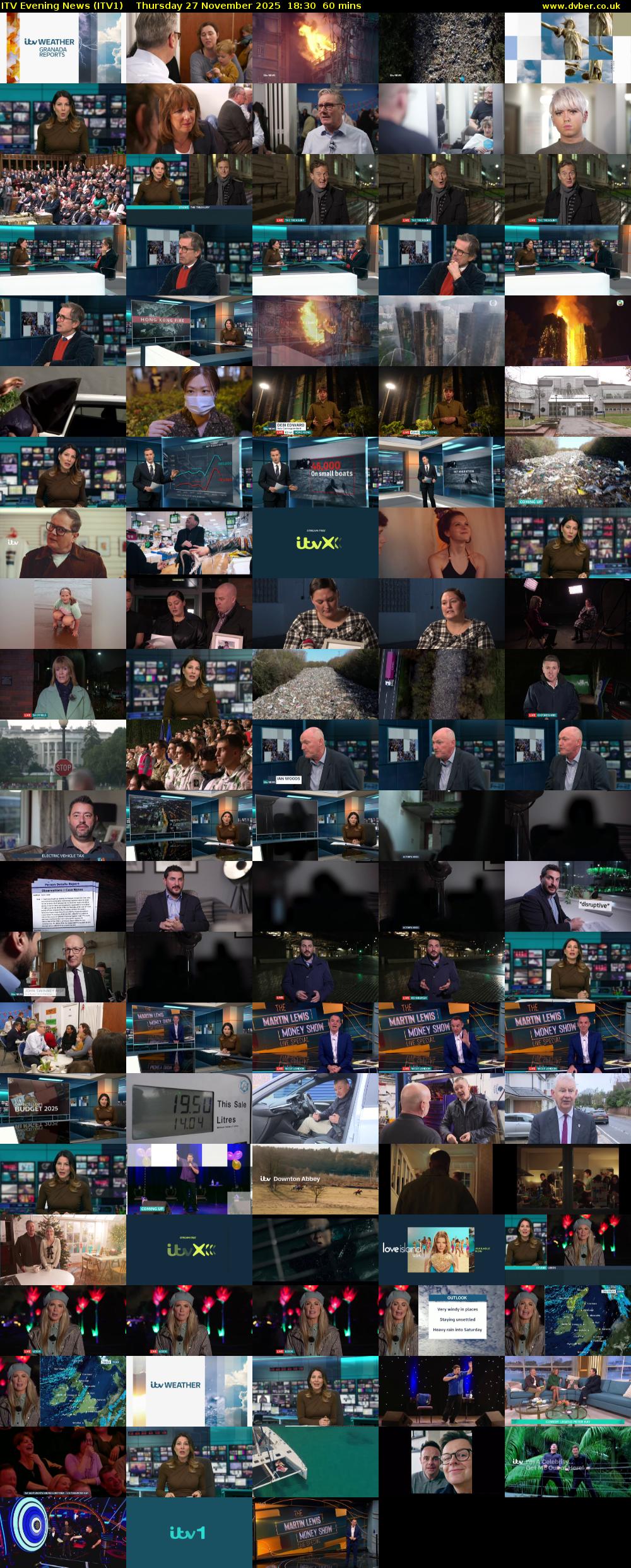 ITV Evening News (ITV1) Thursday 27 November 2025 18:30 - 19:30