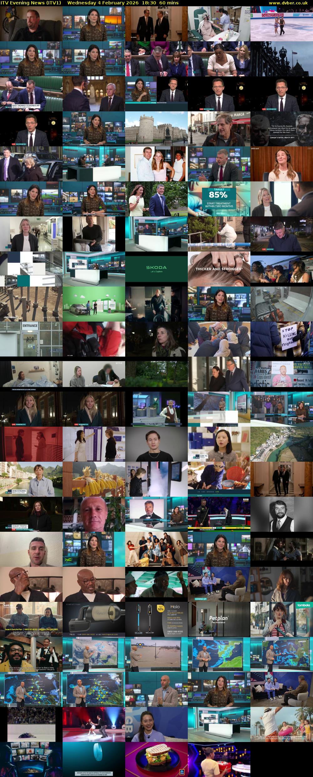 ITV Evening News (ITV1) Wednesday 4 February 2026 18:30 - 19:30