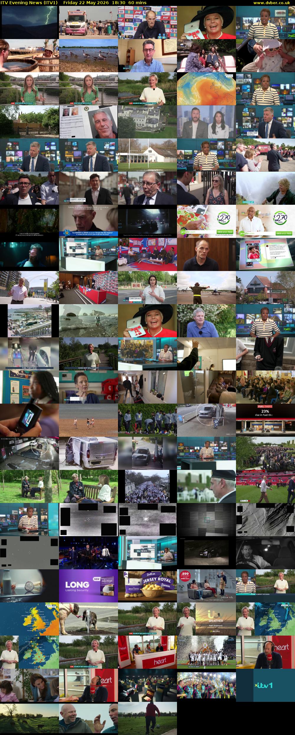 ITV Evening News (ITV1) Friday 22 May 2026 18:30 - 19:30
