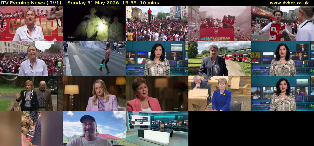 ITV Evening News (ITV1) Sunday 31 May 2026 15:35 - 15:45