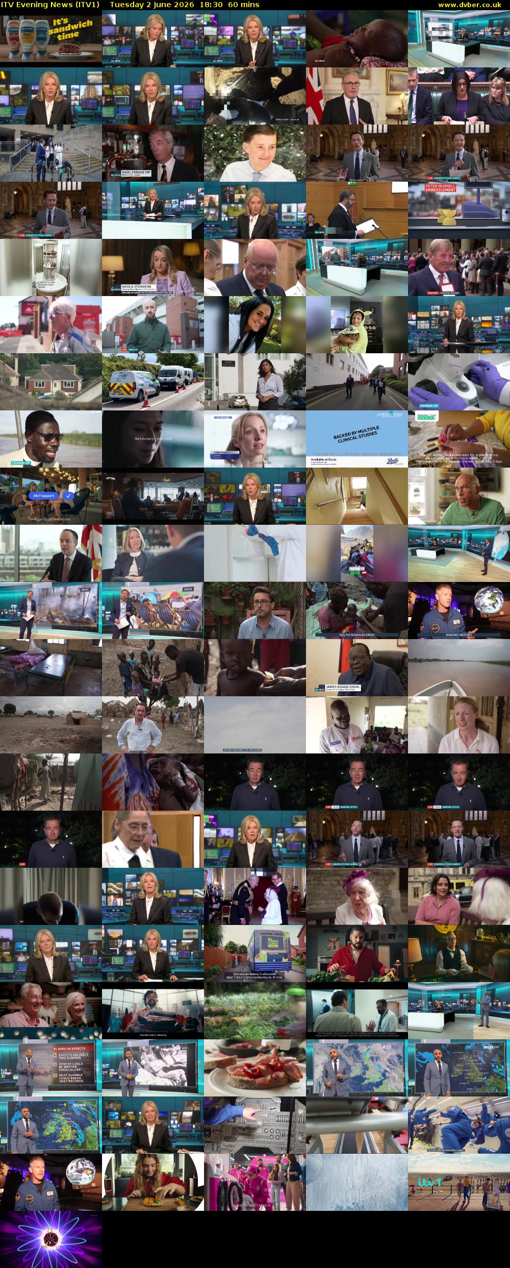 ITV Evening News (ITV1) Tuesday 2 June 2026 18:30 - 19:30