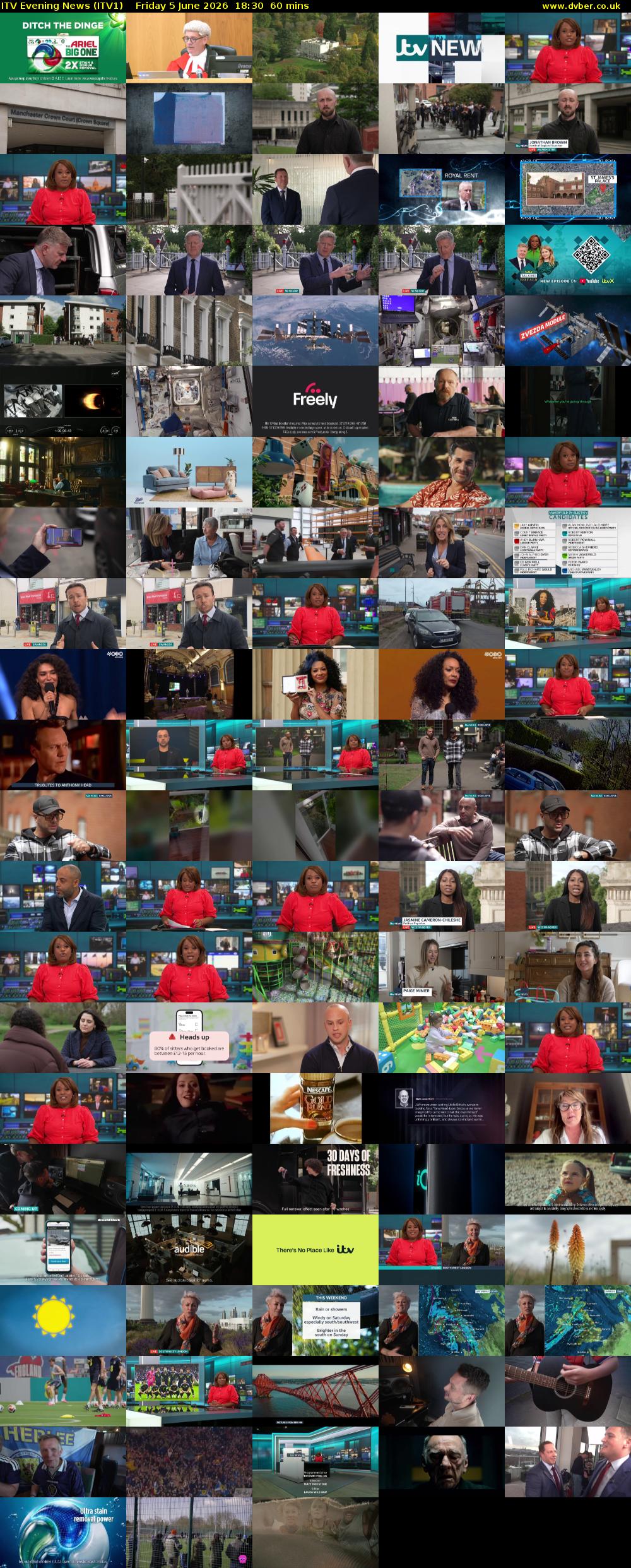 ITV Evening News (ITV1) Friday 5 June 2026 18:30 - 19:30