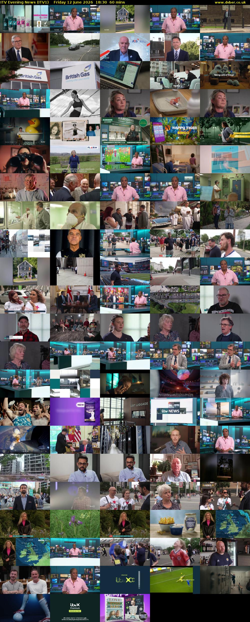 ITV Evening News (ITV1) Friday 12 June 2026 18:30 - 19:30