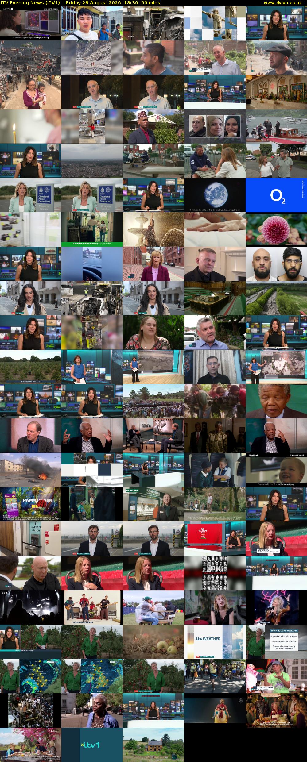 ITV Evening News (ITV1) Friday 28 August 2026 18:30 - 19:30