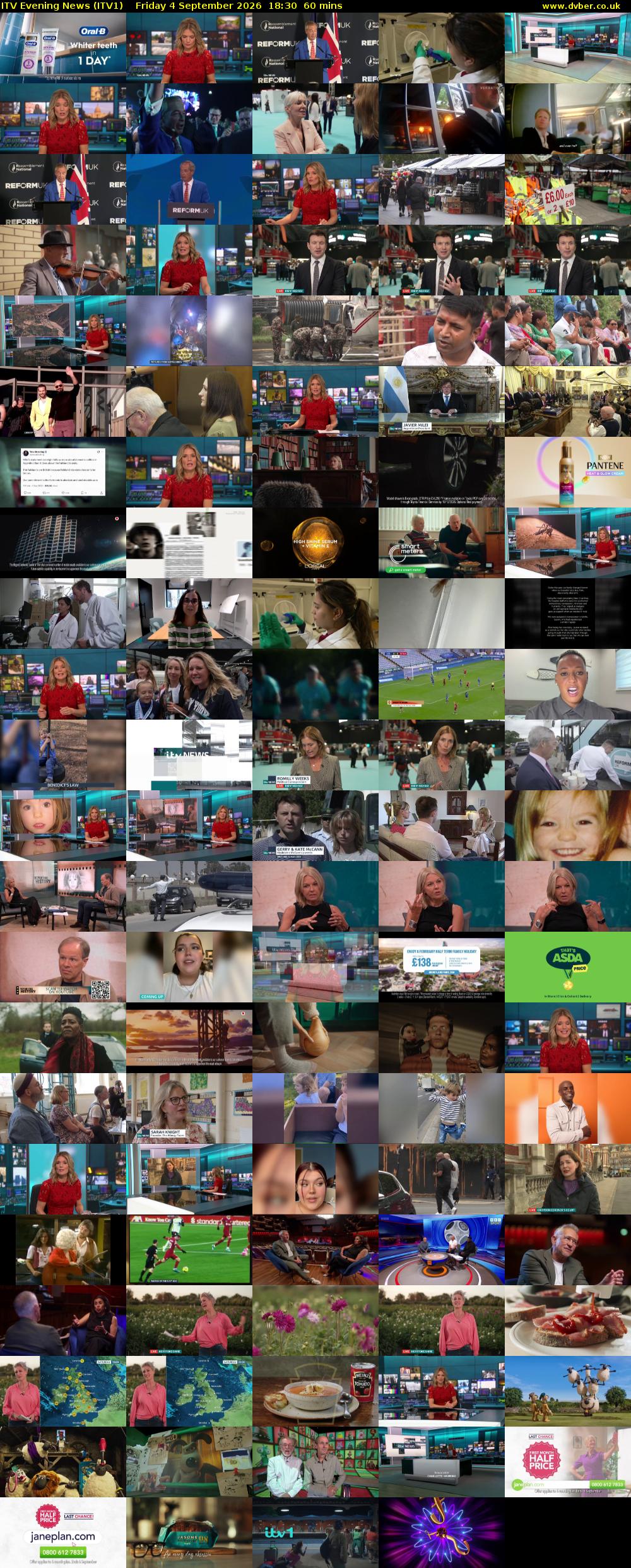 ITV Evening News (ITV1) Friday 4 September 2026 18:30 - 19:30