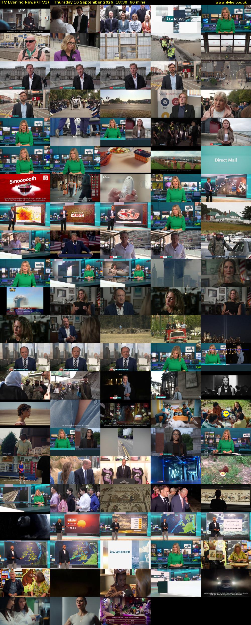ITV Evening News (ITV1) Thursday 10 September 2026 18:30 - 19:30