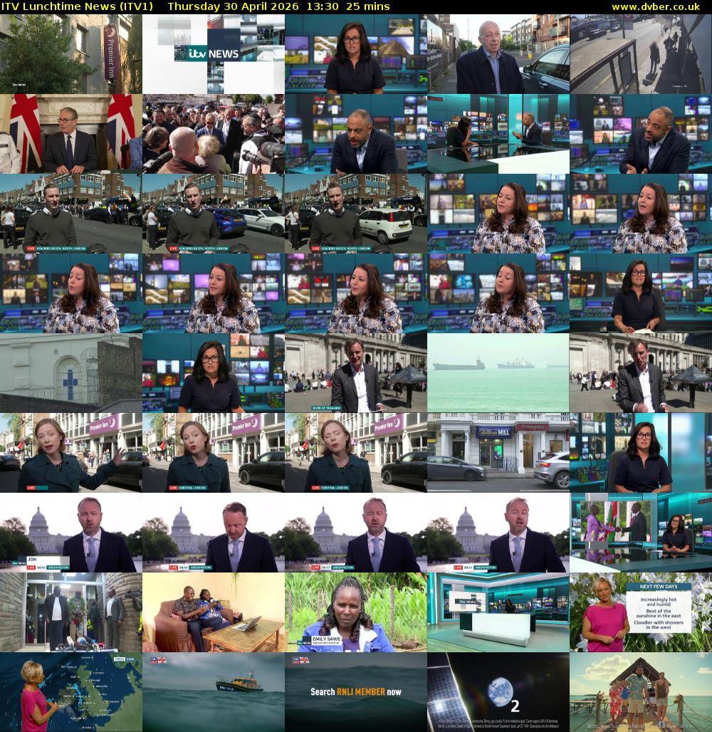 ITV Lunchtime News (ITV1) Thursday 30 April 2026 13:30 - 13:55