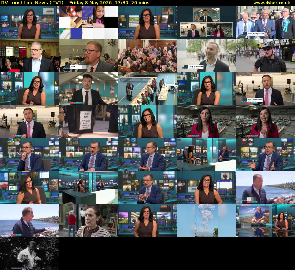 ITV Lunchtime News (ITV1) Friday 8 May 2026 13:30 - 13:50