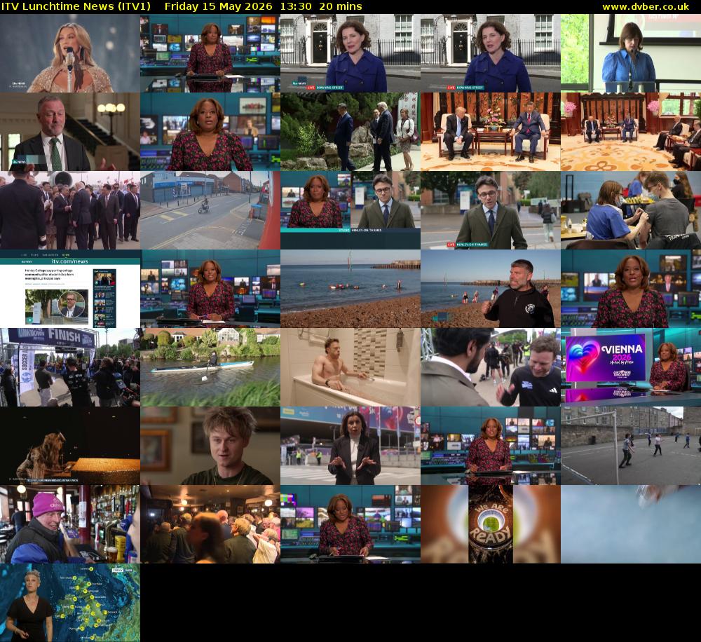 ITV Lunchtime News (ITV1) Friday 15 May 2026 13:30 - 13:50