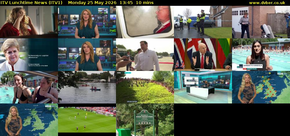 ITV Lunchtime News (ITV1) Monday 25 May 2026 13:45 - 13:55