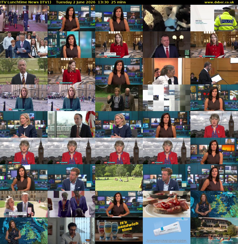 ITV Lunchtime News (ITV1) Tuesday 2 June 2026 13:30 - 13:55