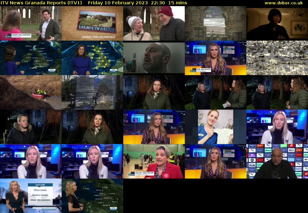 ITV News Granada Reports (ITV1) Friday 10 February 2023 22:30 - 22:45