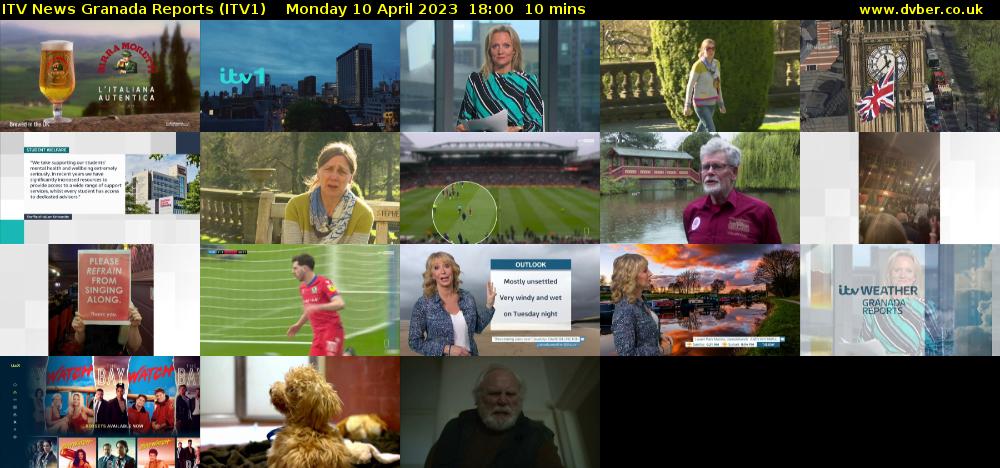 ITV News Granada Reports (ITV1) Monday 10 April 2023 18:00 - 18:10