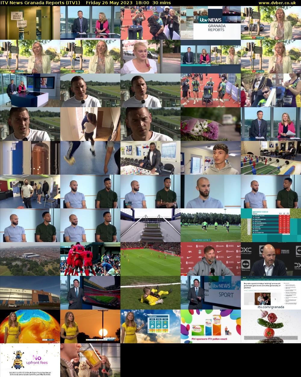 ITV News Granada Reports (ITV1) Friday 26 May 2023 18:00 - 18:30