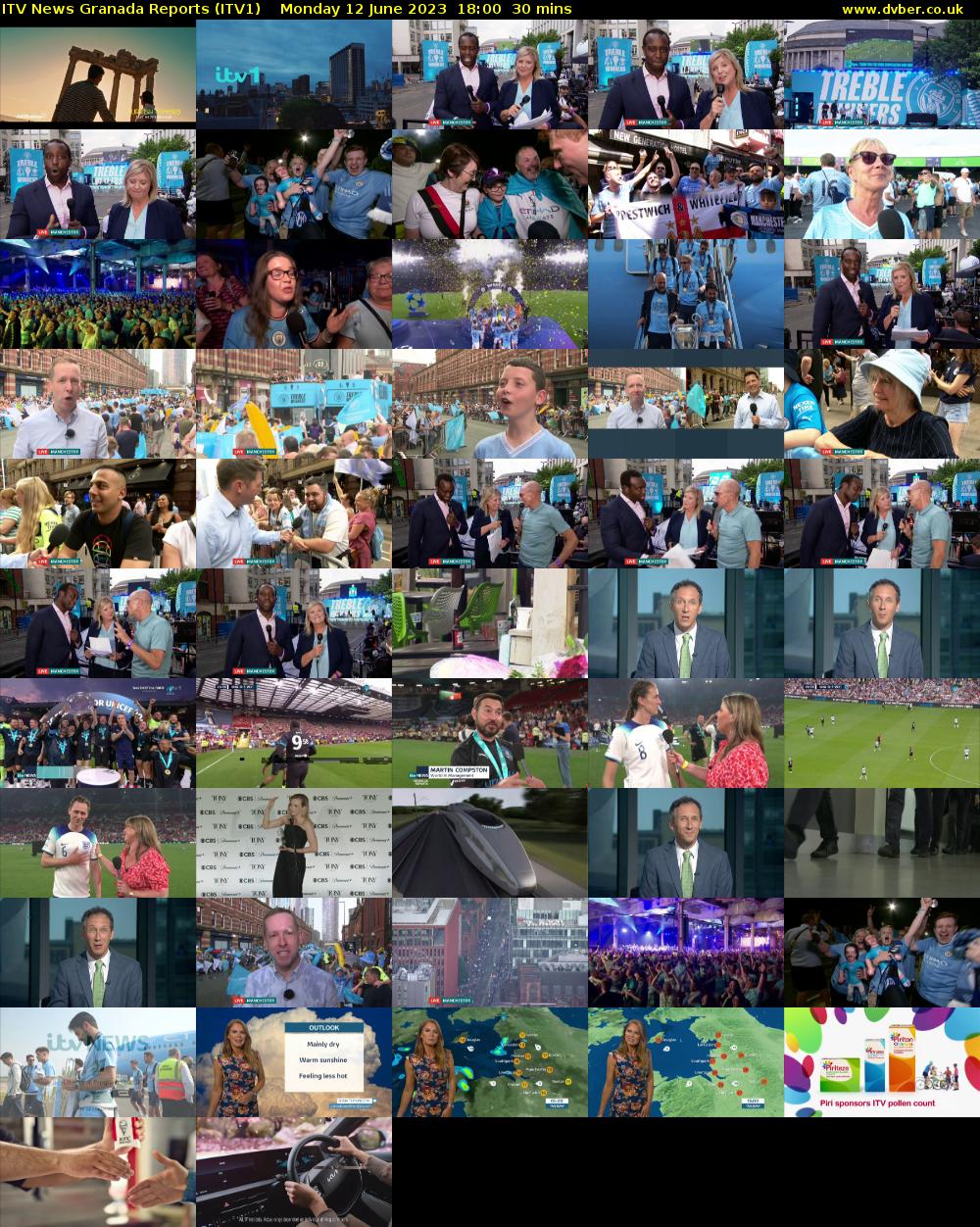 ITV News Granada Reports (ITV1) Monday 12 June 2023 18:00 - 18:30