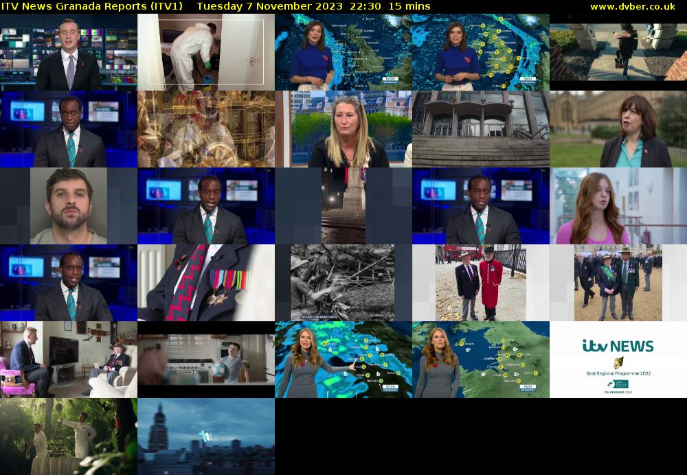 ITV News Granada Reports (ITV1) Tuesday 7 November 2023 22:30 - 22:45