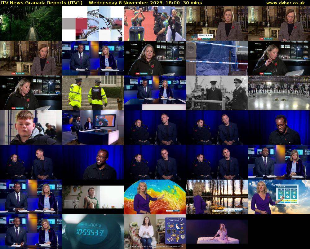 ITV News Granada Reports (ITV1) Wednesday 8 November 2023 18:00 - 18:30