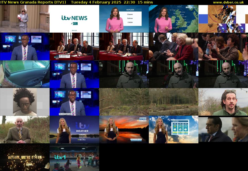 ITV News Granada Reports (ITV1) Tuesday 4 February 2025 22:30 - 22:45