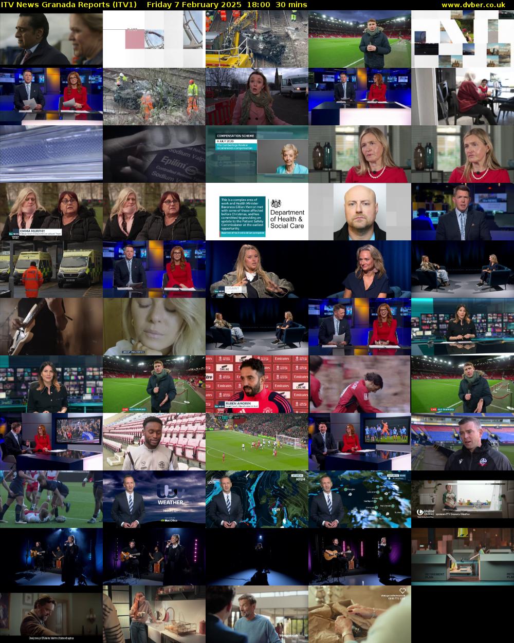 ITV News Granada Reports (ITV1) Friday 7 February 2025 18:00 - 18:30