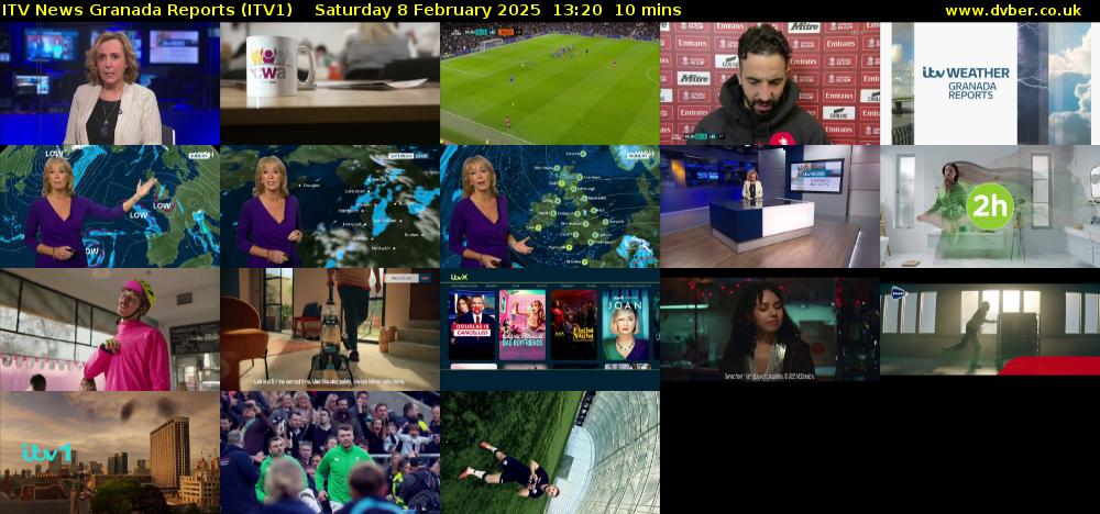 ITV News Granada Reports (ITV1) Saturday 8 February 2025 13:20 - 13:30