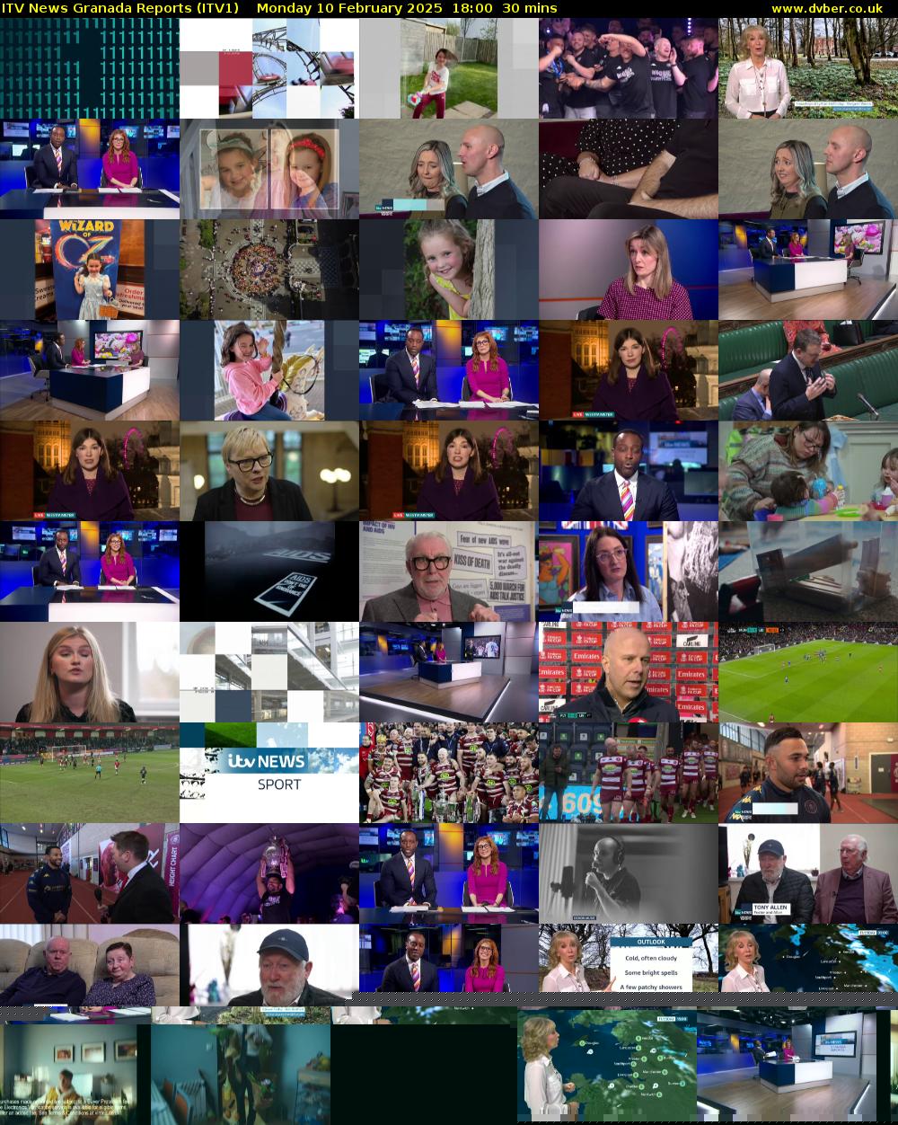ITV News Granada Reports (ITV1) Monday 10 February 2025 18:00 - 18:30