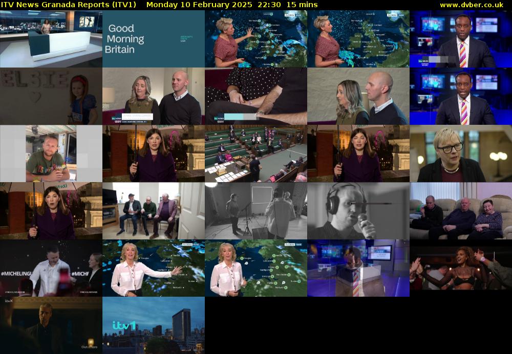 ITV News Granada Reports (ITV1) Monday 10 February 2025 22:30 - 22:45