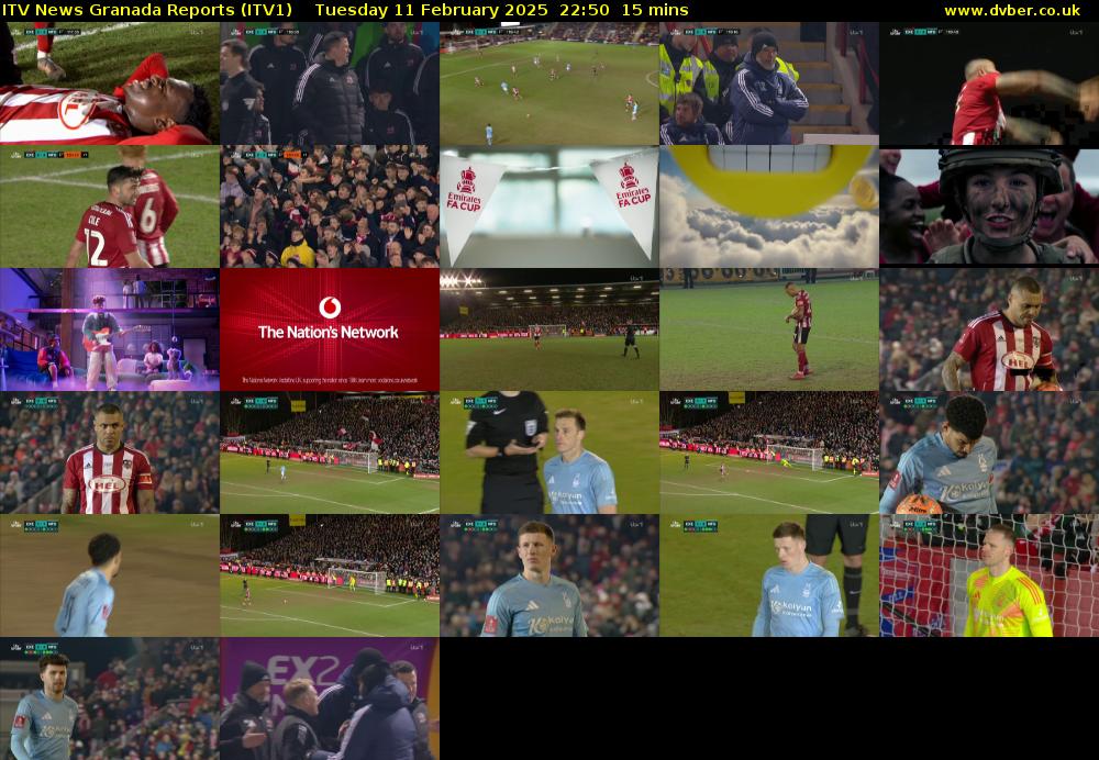 ITV News Granada Reports (ITV1) Tuesday 11 February 2025 22:50 - 23:05