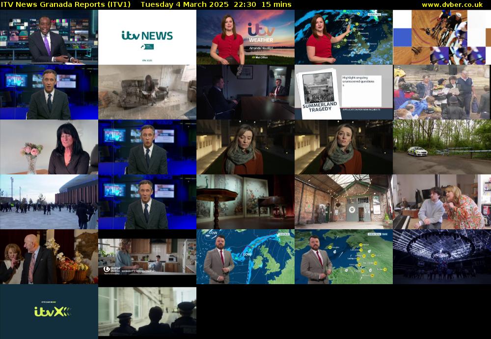 ITV News Granada Reports (ITV1) Tuesday 4 March 2025 22:30 - 22:45
