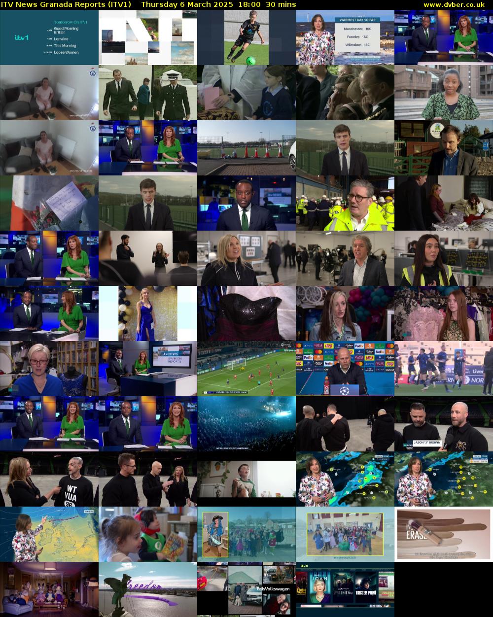 ITV News Granada Reports (ITV1) Thursday 6 March 2025 18:00 - 18:30