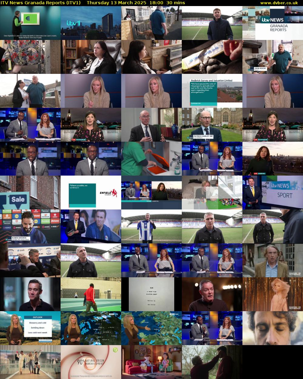 ITV News Granada Reports (ITV1) Thursday 13 March 2025 18:00 - 18:30