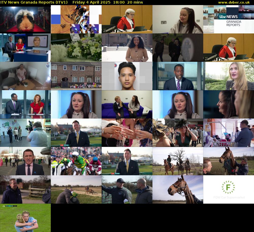 ITV News Granada Reports (ITV1) Friday 4 April 2025 18:00 - 18:20