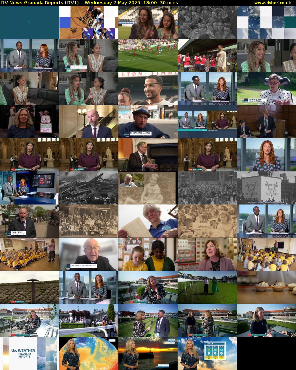 ITV News Granada Reports (ITV1) Wednesday 7 May 2025 18:00 - 18:30