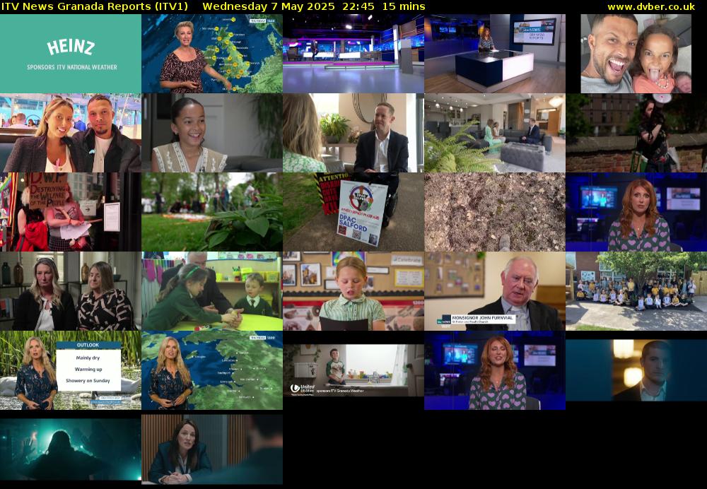 ITV News Granada Reports (ITV1) Wednesday 7 May 2025 22:45 - 23:00